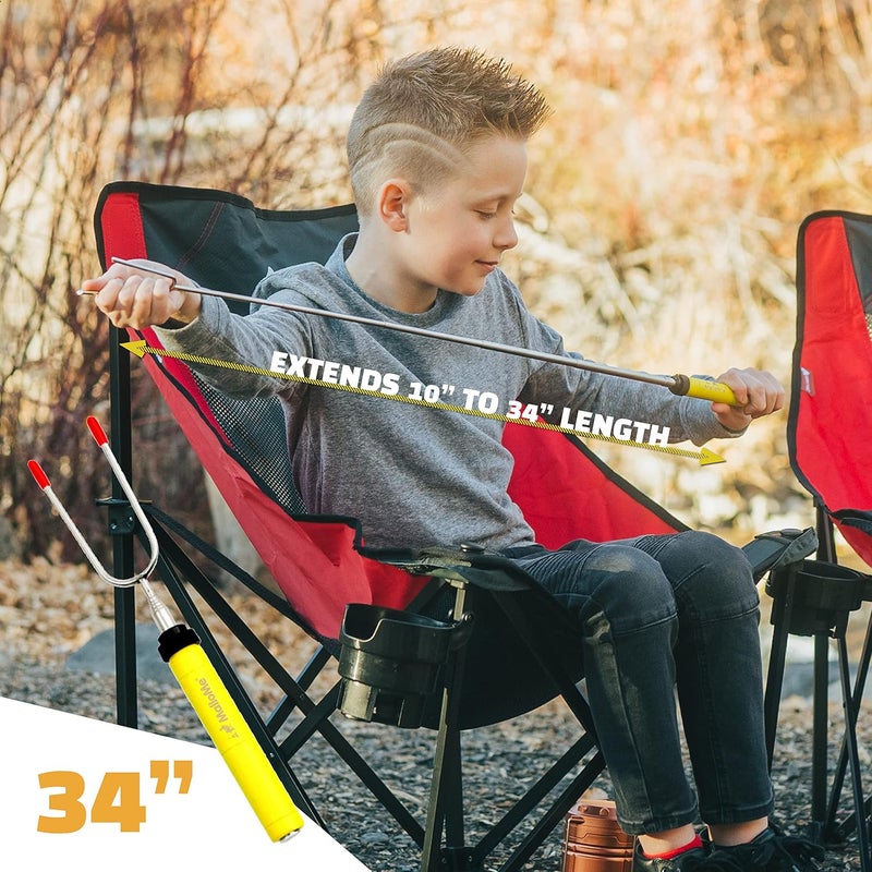 MalloMe 34-Inch Marshmallow Roasting Sticks Set - Image 3