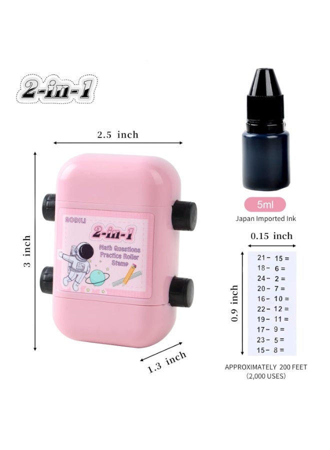 2 in-1 Teaching Roller Stamp - Reusable Fill-in-the-Blank Math Stamp for Practice within - Image 3