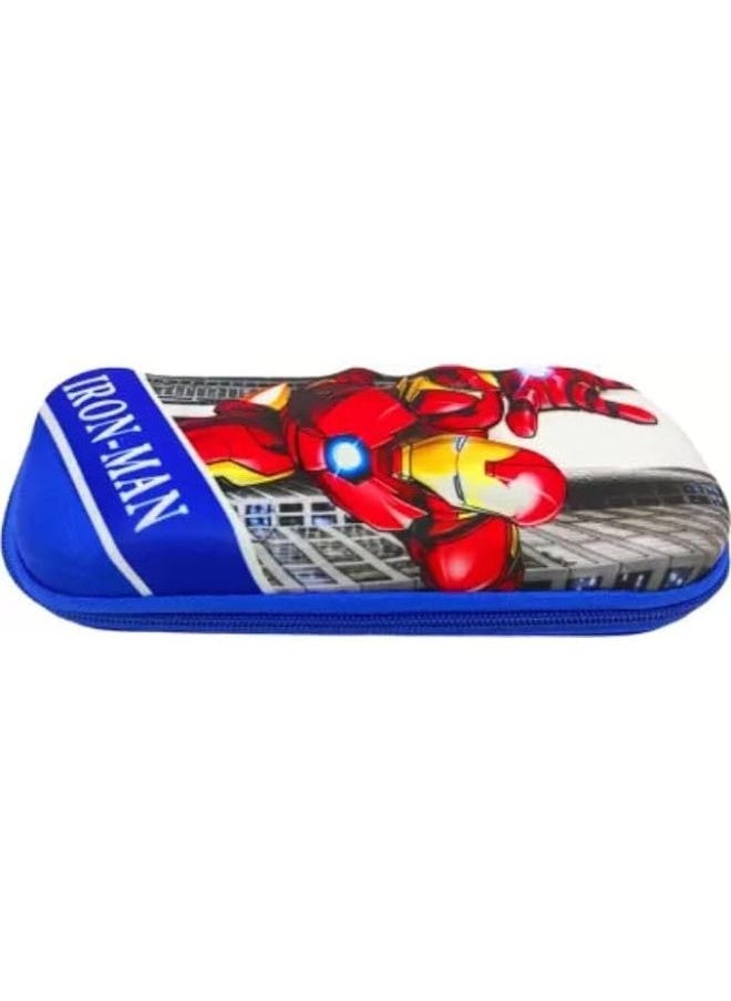 Generic - Boys Pencil Case New 3D Cover Large Capacity Pencil Case, Student School Supplies Organizer (Champion Red(Blue)) - Image 1