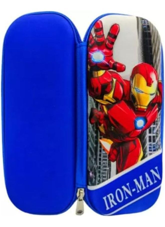 Generic - Boys Pencil Case New 3D Cover Large Capacity Pencil Case, Student School Supplies Organizer (Champion Red(Blue)) - Image 1