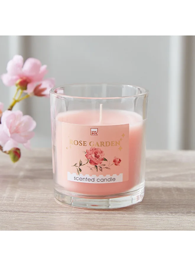 هوم بوكس Qara Rose Garden Jar Candle 7 x 8 x 7 cm