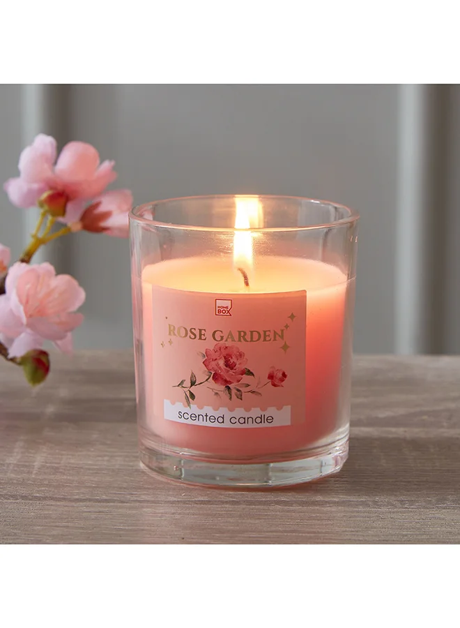هوم بوكس Qara Rose Garden Jar Candle 7 x 8 x 7 cm