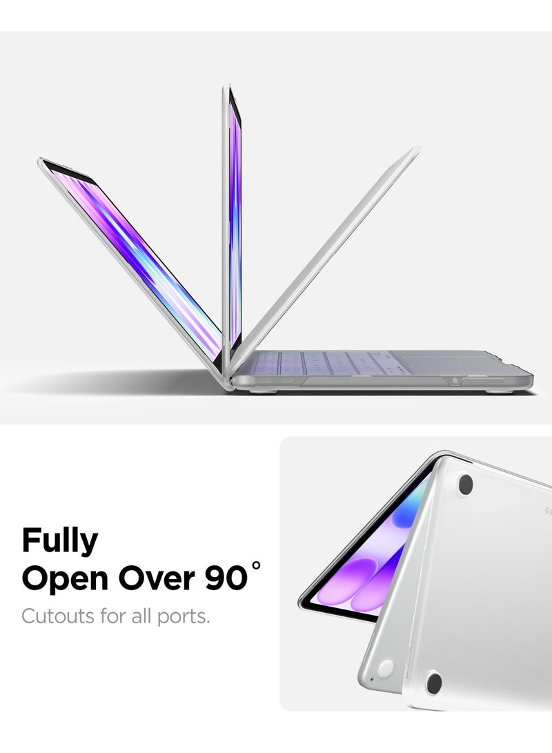 Spigen Air Skin for MacBook Neo case 13 inch (2026) Ultra Slim Thin cover Translucent Matte Protective Shell Fingerprint Resistant A3404 - Frost Clear - Image 2