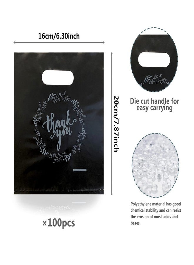 TOSPARTY Plastic Thank You Merchandise Bags for Birthday Party Baby Shower Wedding Christmas Retirements - Image 3
