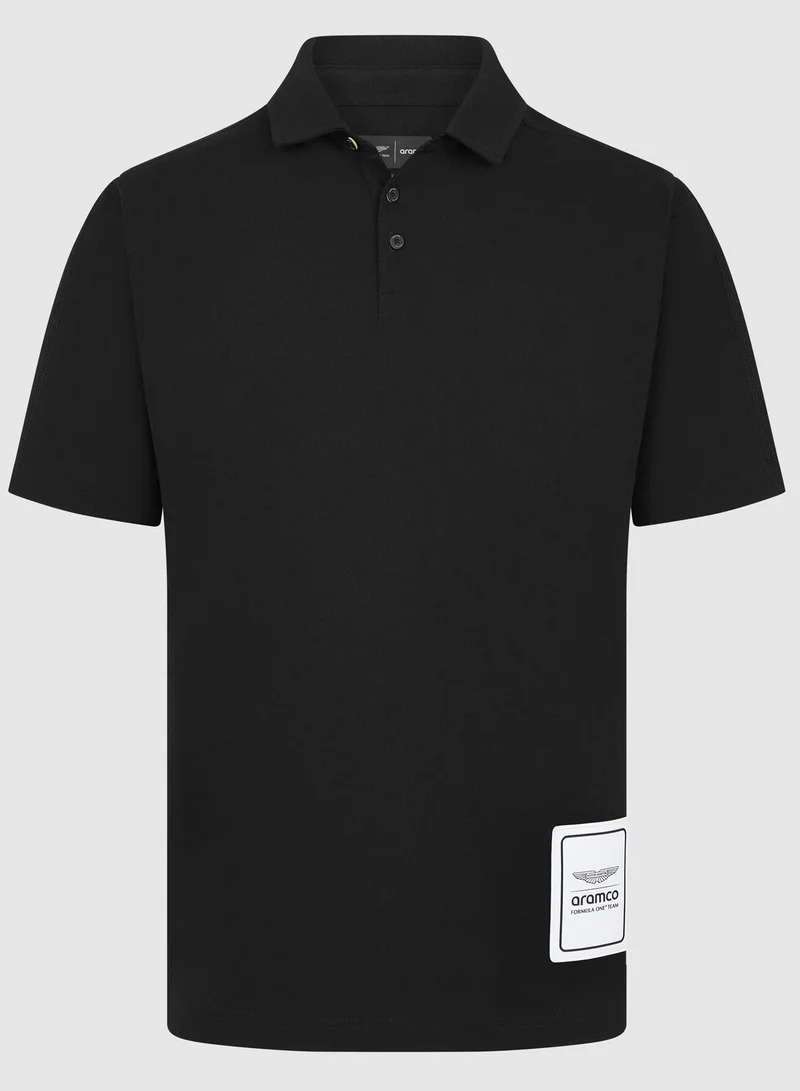 Aston Martin AMF1 FW MENS LOGO POLO
