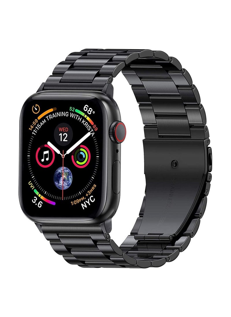 Phone Planet - Stainless Steel Strap Metal Bracelet for Apple Watch Series 6/5/4/3/2/SE - 42/44 mm - Image 1