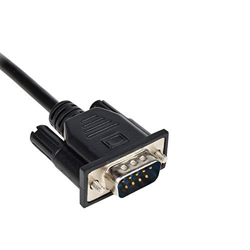 LFHUKEJI RJ45 to RS232,DB9 9-Pin Serial Port Male to RJ45 Female Cat5 Ethernet LAN Console 4.9Ft - Image 3