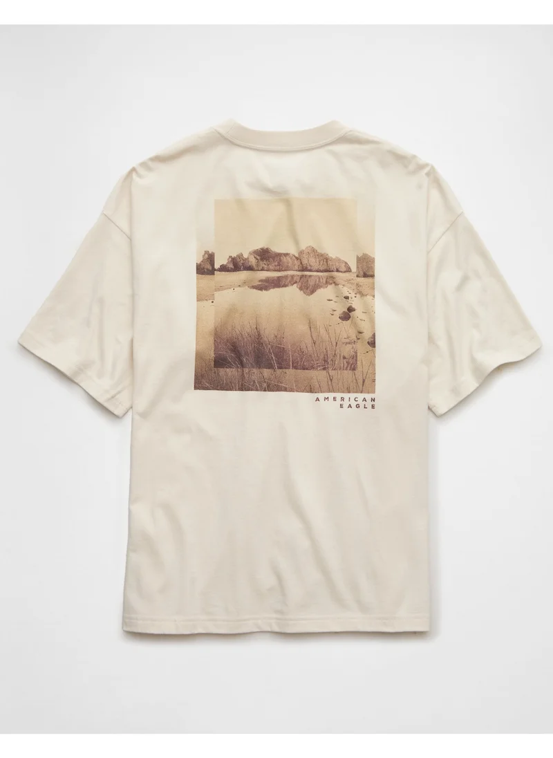 American Eagle Graphic Crew Neck T-Shirt