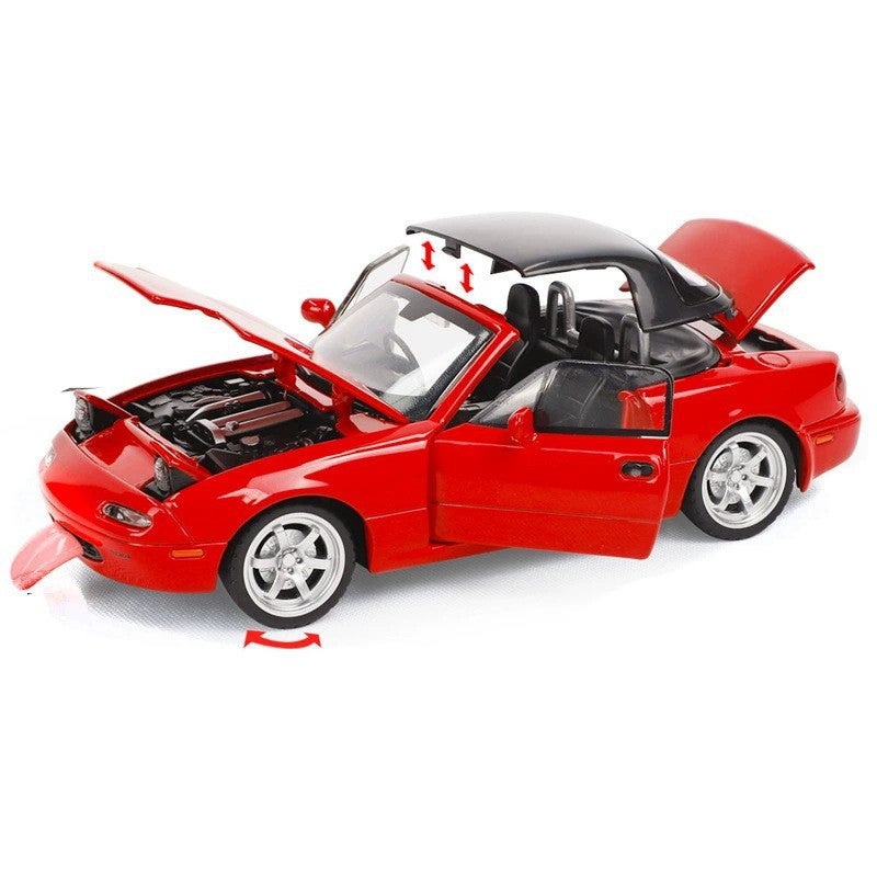 [Boxed] Zhongyuanxing 1:32 Series Koenigsegg Mazda Mx-5 Ke Alloy Car Model Toy Car - Image 5