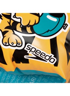 speedo Speedo Print Armbands Swim Confidence for Tot's - Orange & Green  - Image 4