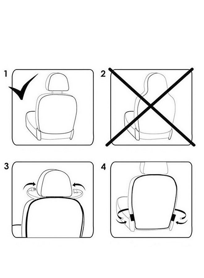 DUNISO Car Seat Protector Premium Waterproof Cover Seat Protective Cushion Protects Against Scuffs Moisture and Dirt Cat Seat Cover Protector Protects your Seat from Children Shoes - Image 4