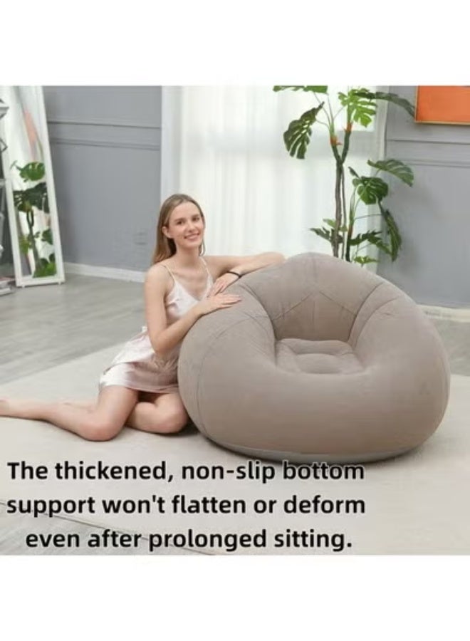 Inflatable sofa spherical sofa chair foldable outdoor leisure recliner sofa stool - Image 5
