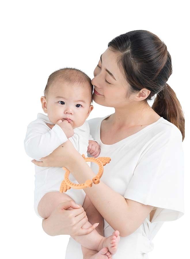 Silicone Baby Teething Ring Toy For Little Boys Girls  - Image 3