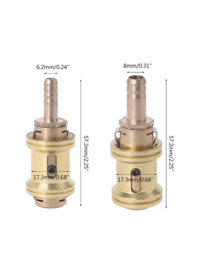 8mm Car Tire Air Chuck Inflator Pump Valve Clip Clamp Connector Accessory Adapter - Image 2