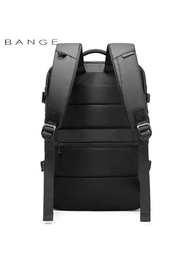 Bange Waterproof Polyester Unisex Backpack Laptop Model 7690 Black - Image 3