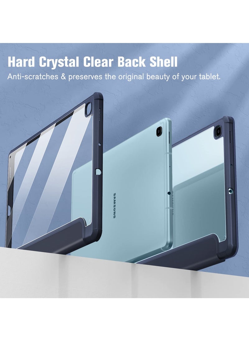 Generic Case Samsung Galaxy Tab S6 Lite p610/p615 Clear Shockproof Back Cover Built-in Pencil Holder Auto Sleep/Wake (Blue)  - Image 4