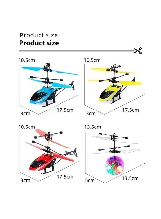 Red Mini Sensor Helicopter, Remote Control Helicopter, Indoor Flying Not Afraid of Falling, Toy Blindly Not Stepping on Lightning - Image 2
