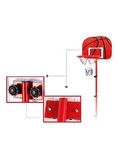 BLOOMING TIME Adjustable Basketball Outdoor Indoor Back Board Stand And Hoop Set Kid Toy  - Image 4