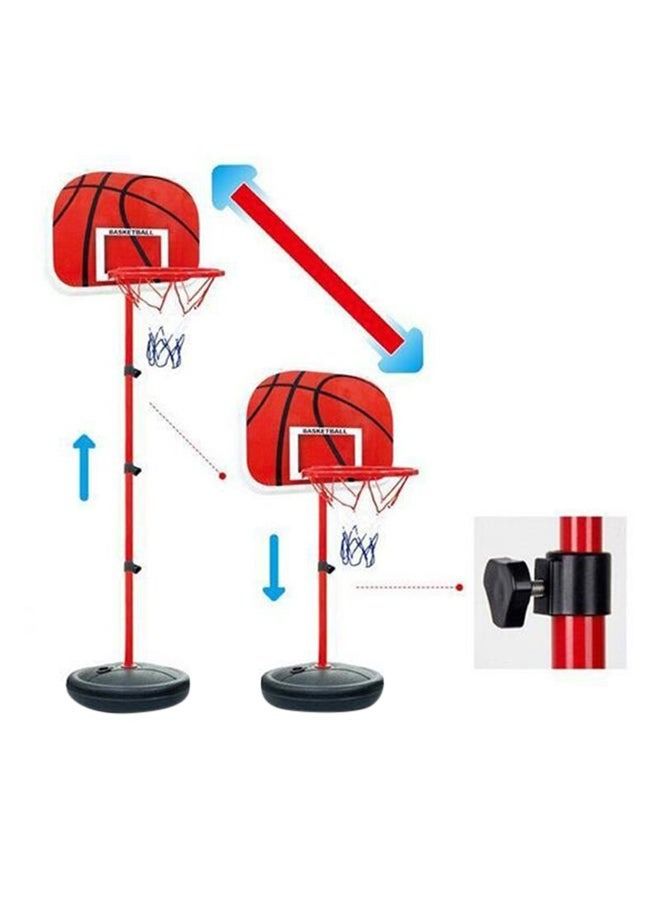 بلومنغ تايم حامل لوح خلفي داخلي قابل للتعديل لكرة السلة ومجموعة ألعاب أطفال - Image 2