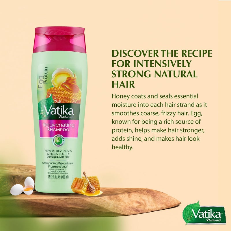 Dabur Vatika Egg Protein Shampoo 400ml - Image 4