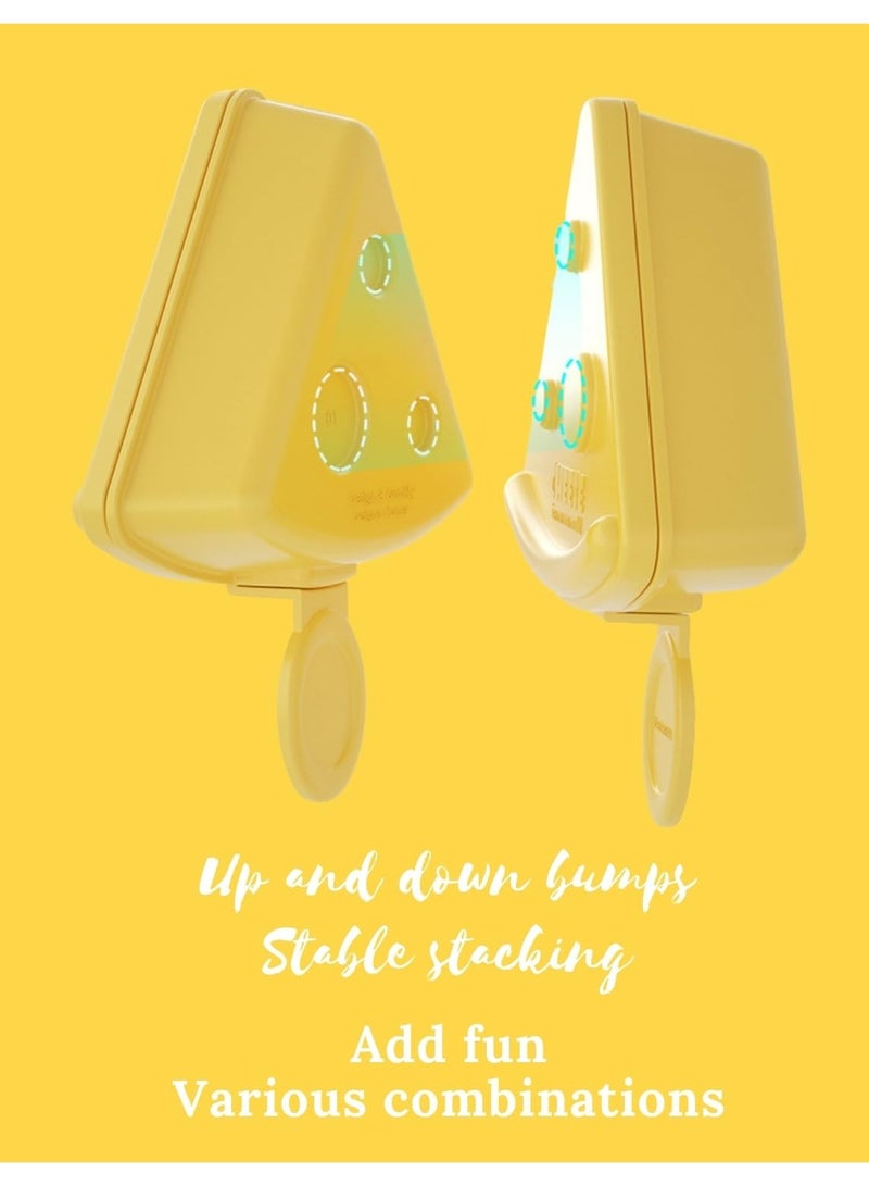 Excefore مجموعة قوالب المصاصة، 6 صانعي المصاصات بالجبن، قوالب الآيس كريم القابلة لإعادة الاستخدام، للأطفال والرضع والمصاصة المنزلية - Image 4