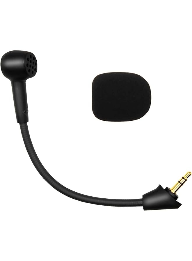 RUKUHOT Replacement Gaming Headphone Mic Compatible For Kingston Hyperx Cloud Alpha S/Alpha Gaming Headset With Foam Cover Noise Cancelling 3.5Mm Detachable Headsets Micphone Boom  - Image 1