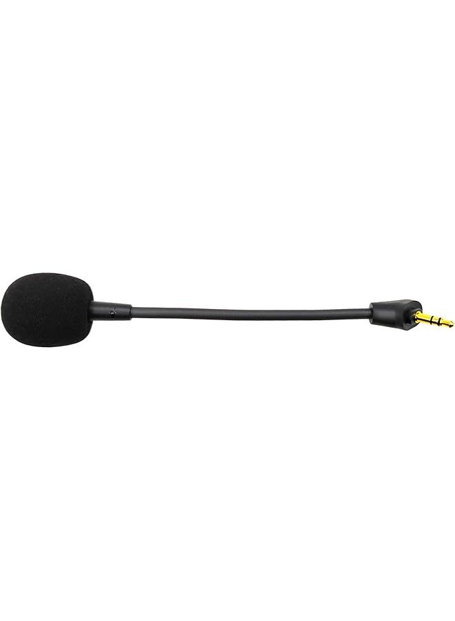 RUKUHOT Replacement Gaming Headphone Mic Compatible For Kingston Hyperx Cloud Alpha S/Alpha Gaming Headset With Foam Cover Noise Cancelling 3.5Mm Detachable Headsets Micphone Boom  - Image 3