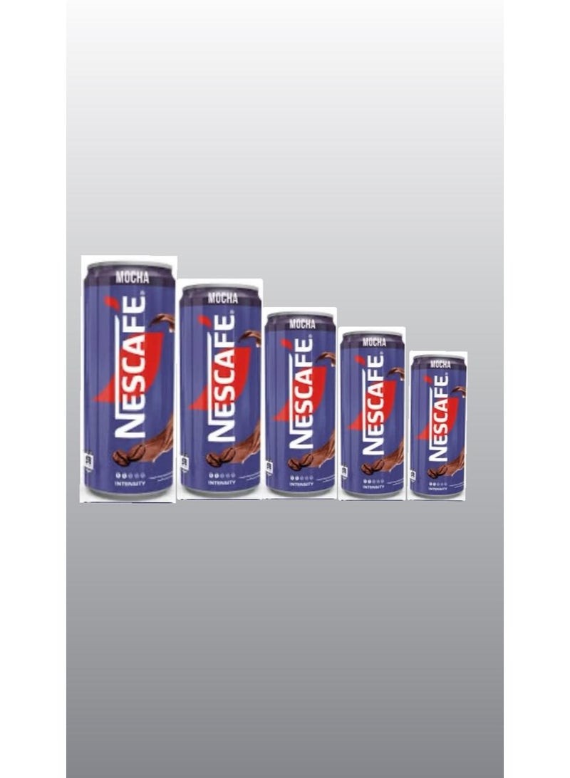 ٥ مشروبات قهوة نسكافيه المثلجة الجاهزة للشرب بنكهة لاتيه إسباني ٢٢٠ مل