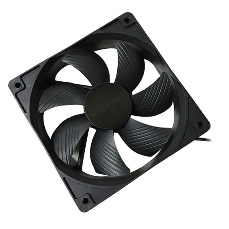 Dual Ball Bearing 120mm Computer Case Fan High Reliability Cooling for CPU Radiator Power Supply - Image 2