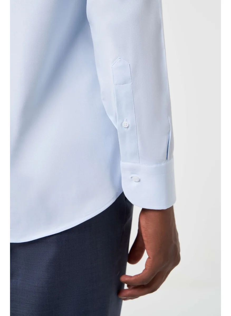 Bisse Men's Regular Fit Classic Shirt Light Blue GM23K232033_D33