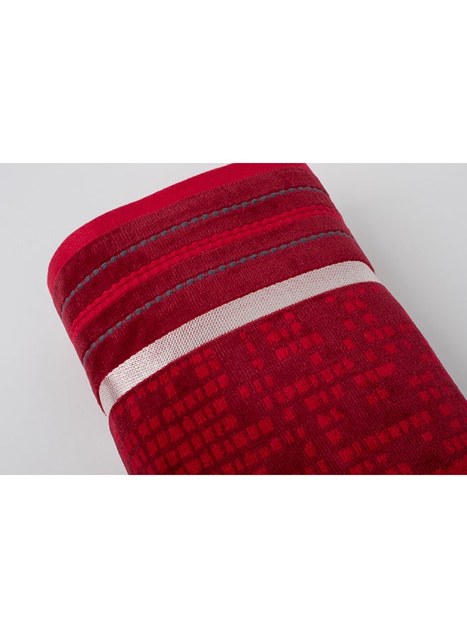 White Rose Towel PIXEL S - 500 GSM - 100% Cotton Velour - Bath Sheet 80x160 cm -MultiColour - Modern Stripe Design - Luxury Touch - Extra Absorbent - Image 2