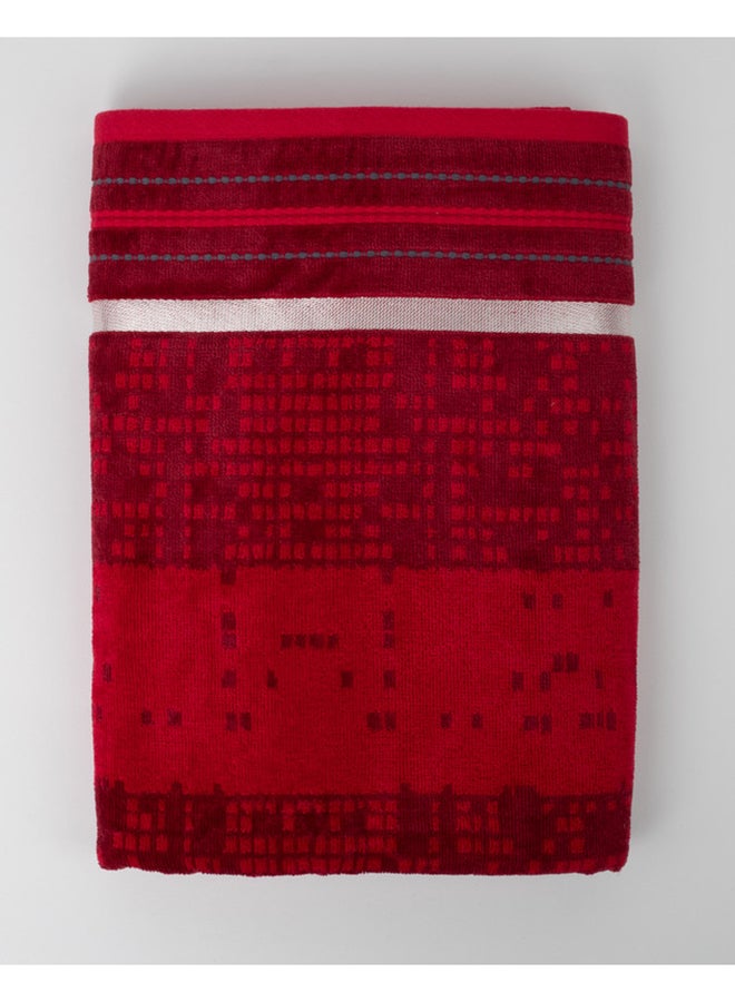 White Rose Towel PIXEL S - 500 GSM - 100% Cotton Velour - Bath Sheet 80x160 cm -MultiColour - Modern Stripe Design - Luxury Touch - Extra Absorbent - Image 3