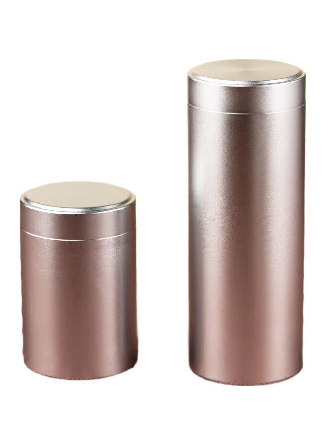 Yijuke [60Ml] Titanium-Aluminum Alloy Tea Canister, Portable Small Tea Container, Travel Tea Storage Jar, Tea Storage Canister, Tea Dispensing Box - Image 1