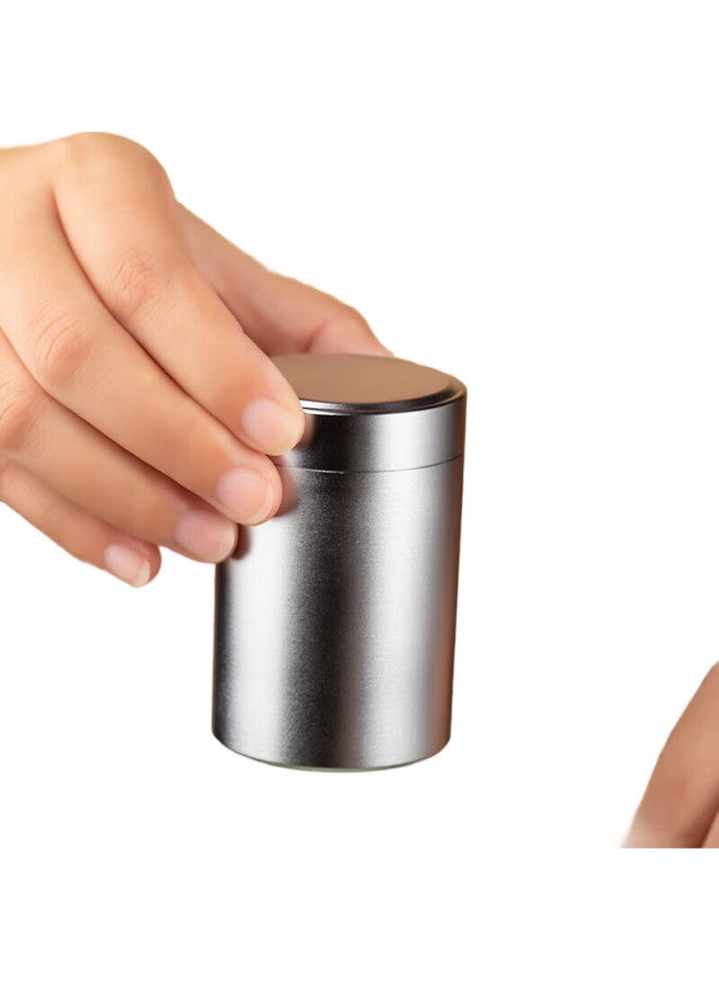 Yijuke [60Ml] Titanium-Aluminum Alloy Tea Canister, Portable Small Tea Container, Travel Tea Storage Jar, Tea Storage Canister, Tea Dispensing Box - Image 3