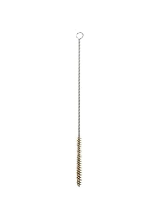Heavy Duty Steel Bristle Copper Wire Tube Brush 10mm Diameter 100mm Length Rust Removal Pipe Cleaning - Image 1