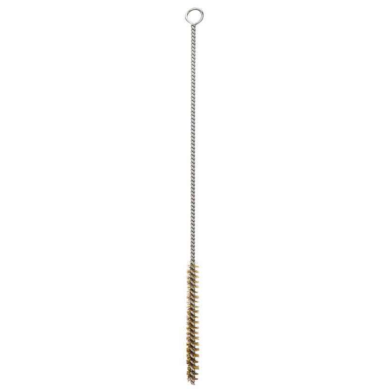 Heavy Duty Steel Bristle Copper Wire Tube Brush 10mm Diameter 100mm Length Rust Removal Pipe Cleaning - Image 2