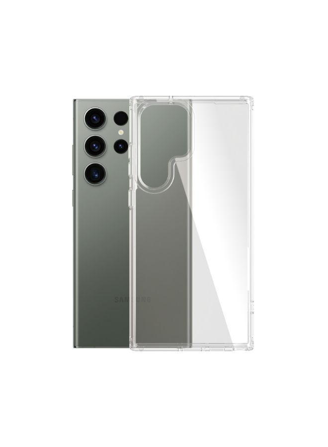 بانزرجلاس غطاء صلب لسامسونج جالاكسي S23 الترا - شفاف - Image 1