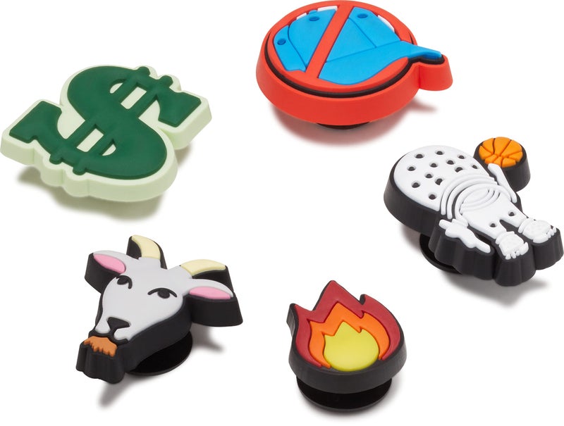 Crocs Jibbitz 5-Pack Sport Shoe Charms | Jibbitz, Beast Mode, One Size - Image 1