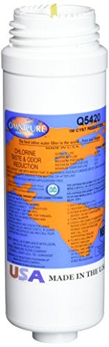Omnipure Q5420 1 Mic. Carbon Block Filter Cartridge White - Image 3