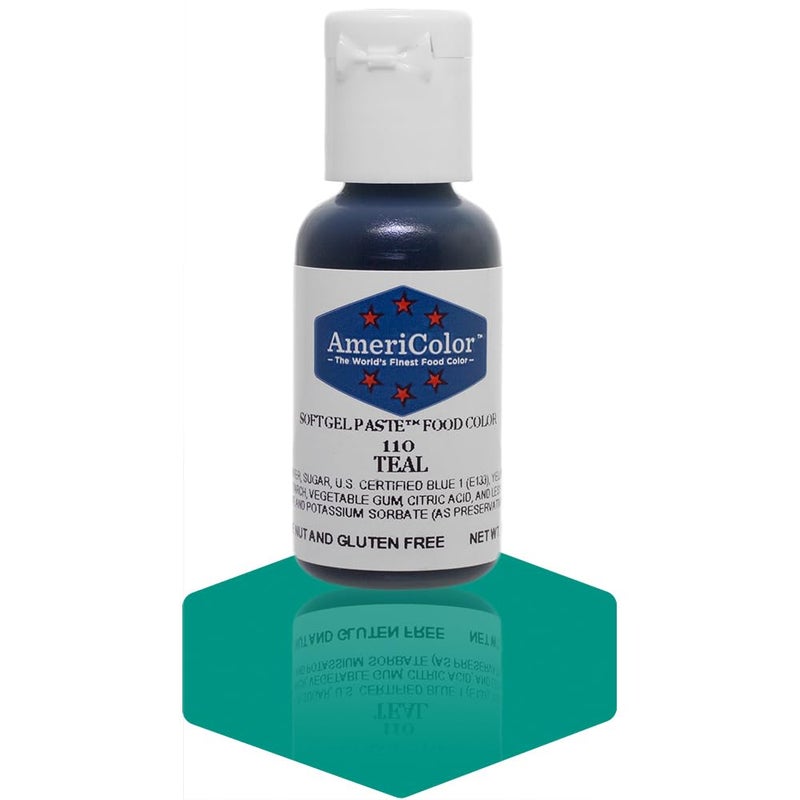 Americolor Soft Gel Paste Food Color 075Ounce Teal - Image 3