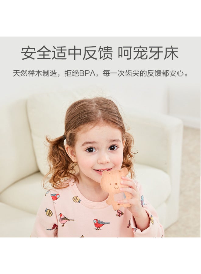 Baby Bite Teeth Eco-friendly Bite 0-3 Years Old Newborn Gift Baby Molar Educational Wooden Toys - Image 4