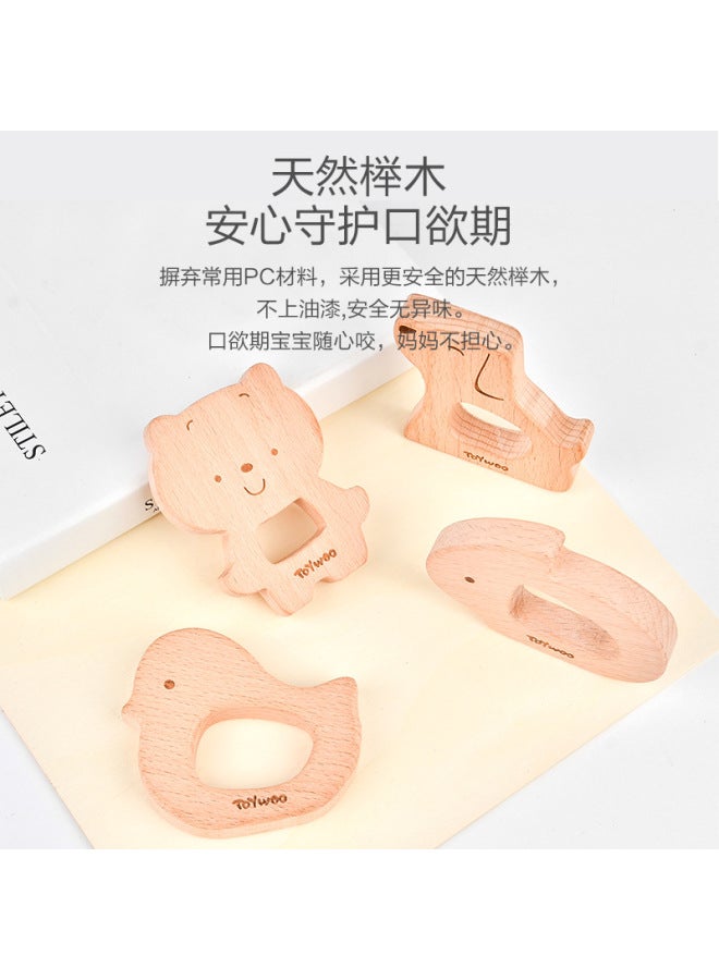 Baby Bite Teeth Eco-friendly Bite 0-3 Years Old Newborn Gift Baby Molar Educational Wooden Toys - Image 5