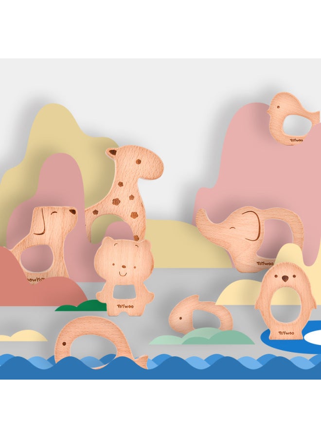 Baby Bite Teeth Eco-friendly Bite 0-3 Years Old Newborn Gift Baby Molar Educational Wooden Toys - Image 2