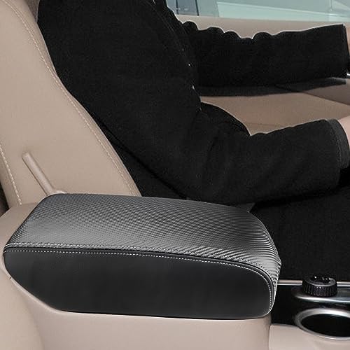 INTGET Center Console Armrest Cover for Nissan Pathfinder Accessories 2013-2020 2021 2019 2018 2017 2016 2015 2014 Cushion Middle Console Lid Protector Interior Accessories for Pathfinder - Image 3