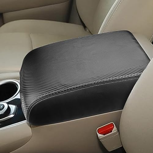INTGET Center Console Armrest Cover for Nissan Pathfinder Accessories 2013-2020 2021 2019 2018 2017 2016 2015 2014 Cushion Middle Console Lid Protector Interior Accessories for Pathfinder - Image 5