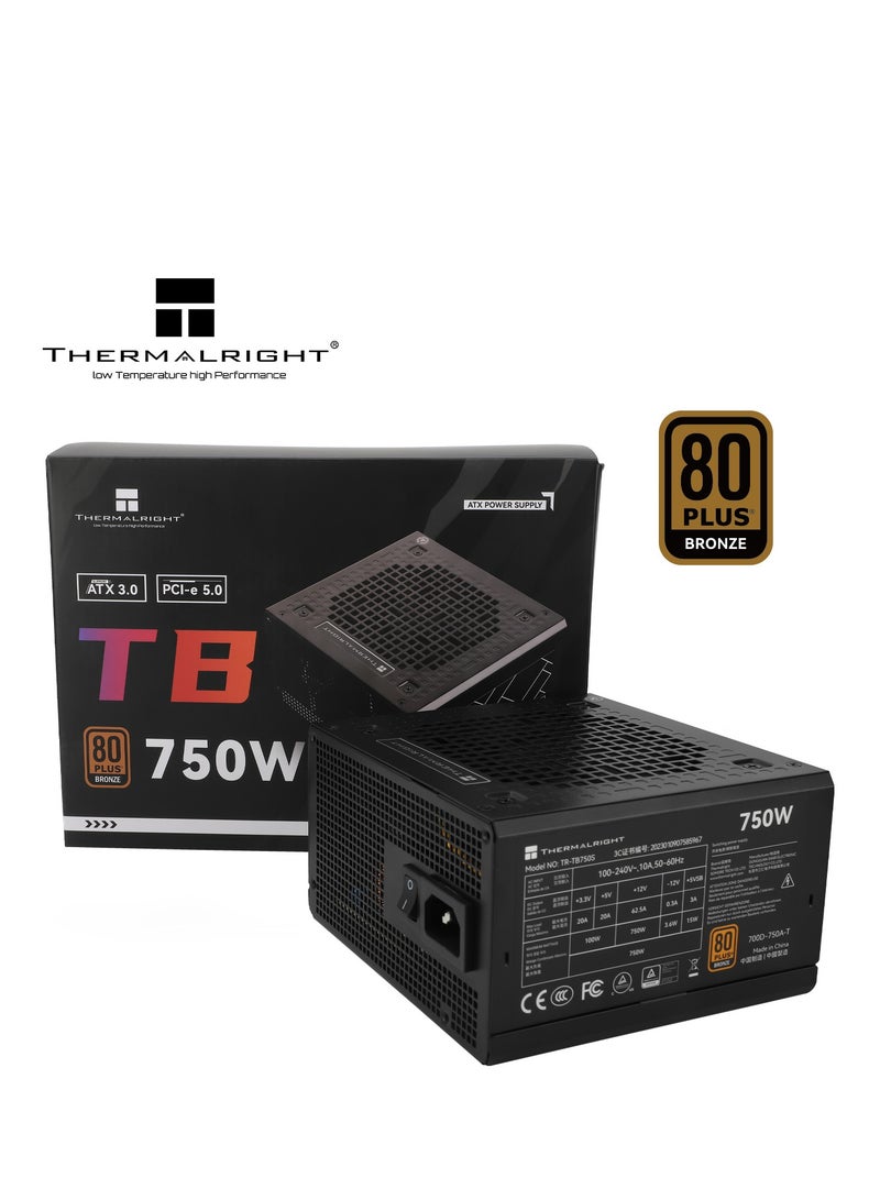 Thermalright 750W TB750S 80Plus Bronze Power Supply (TR-TB750S) - Image 1