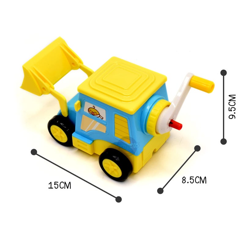 Kiditos Sharpener for Pencil with Removable Tray Hardiness Steel Cutter, Kids JCB Machine Shaped Pencil Sharpener Machine, Birthday Return Gift Stationary Gifts for Kids (Yellow), 1 Unit - Image 4