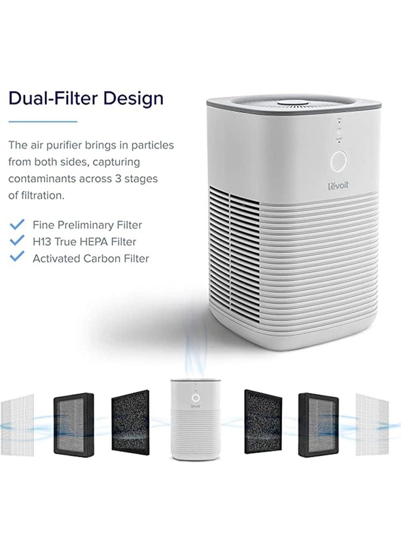 SYOSI 1 Pack LV-H128 Air Purifier Replacement Filter Compatible with LEVOIT LV-H128 Air Purifier 3-in-1 Pre-Filter H13 True HEPA Filter Activated Carbon Filter - Image 3