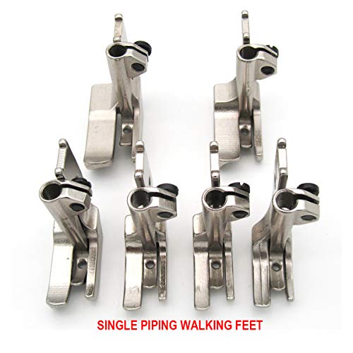 CKPSMS brand6SET piping walking feet Compatible withReplacement for CONSEWBrand 206RB 225 226R JUKI brand LU5625631508 Single needle walking foot industrial machineS32 18316145163812 - Image 3