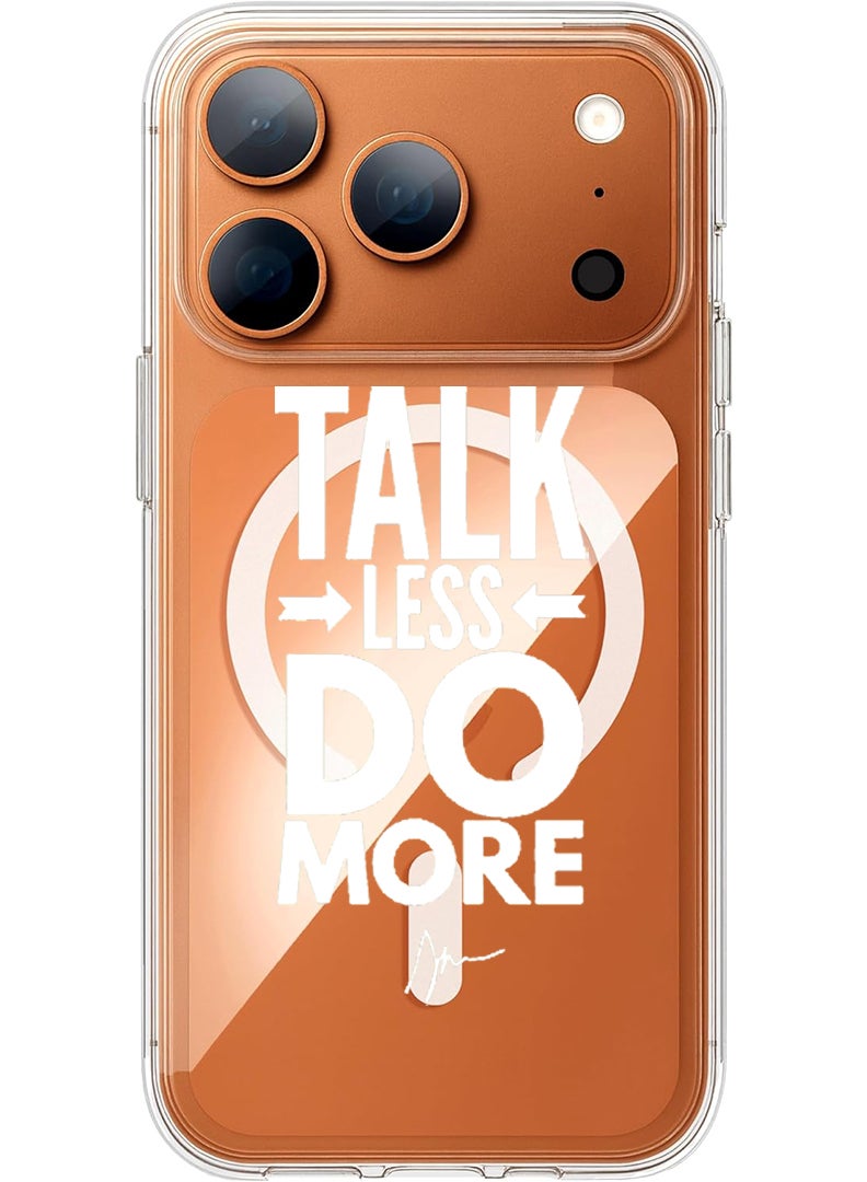 Theodor Magnetic Case for Apple iPhone 17 Pro Max Compatible with MagSafe Wireless Charging, Shockproof Phone Bumper Cover - Thinking - White - Image 1